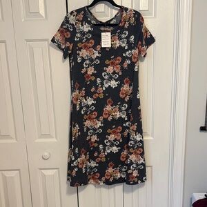 Mikarose Floral Short Sleeve Dress